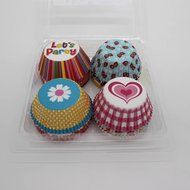 SophieBella 200-Count 8-Styles-Assorted Baking-Cups Muffin-Liners Style-C for Wedding Holiday Party N12