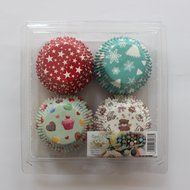 SophieBella 200-Count 8-Styles-Assorted Baking-Cups Muffin-Liners Style-C for Wedding Holiday Party N13