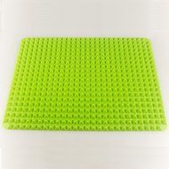 Hippih Non Stick Heat Resistant Raised Pyramid Shaped Healthy Cooking Silicone Baking Mat, Roasting Mats (Green)