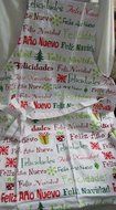 Spanish Hispanic Christmas Feliz Navidad Feliz Ano Nuevo Kitchen Baking Apron N2