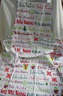 Spanish Hispanic Christmas Feliz Navidad Feliz Ano Nuevo Kitchen Baking Apron N3