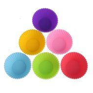 NEESHOW 24-pack Reusable Silicone Baking Cups / Cupcake Liners N2