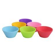 NEESHOW 24-pack Reusable Silicone Baking Cups / Cupcake Liners N3