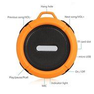 Hipipooo Portable Waterproof Bluetooth 3.0 5W Wireless Bluetooth Speakers C6 Stereo Sound box for Phones Computer... N45