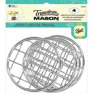 Loew-Cornell Frog Wide Mouth Transform Mason Ball Lid Inserts, 4-Pack