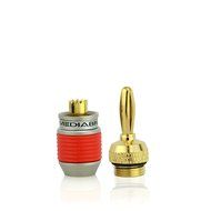 Mediabridge Banana Plugs - Corrosion-Resistant 24K Gold-Plated Connectors - 12 Pair/24 Banana Plugs (Part# SPC-BP2... N9
