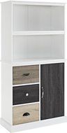 Altra Mercer 50&quot; TV Console with Multicolored Door Fronts, White N20