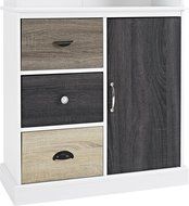 Altra Mercer 50" TV Console with Multicolored Door Fronts, White N23