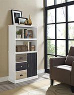 Altra Mercer 50" TV Console with Multicolored Door Fronts, White N26