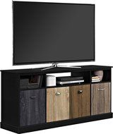 Altra Mercer 50" TV Console with Multicolored Door Fronts, White N29