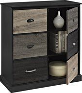 Altra Mercer 50" TV Console with Multicolored Door Fronts, White N36