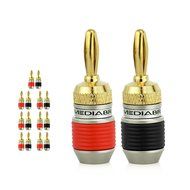 Mediabridge Banana Plugs - Corrosion-Resistant 24K Gold-Plated Connectors - 12 Pair/24 Banana Plugs (Part# SPC-BP2... N15