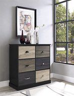 Altra Mercer 50" TV Console with Multicolored Door Fronts, White N39