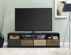 Altra Mercer 50" TV Console with Multicolored Door Fronts, White N61