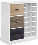 Altra Mercer 50" TV Console with Multicolored Door Fronts, White N63