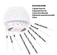 iHome Fusion Portable Bluetooth Speaker LED Light Lamp FM Radio Hand-Free Call MP3 Player TF/Micro SD Card Perfect... N19