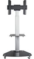 VIVO TV Cart for LCD LED Plasma Flat Panels Stand with Wheels Mobile fits 37" to 70" (STAND-TV02D)