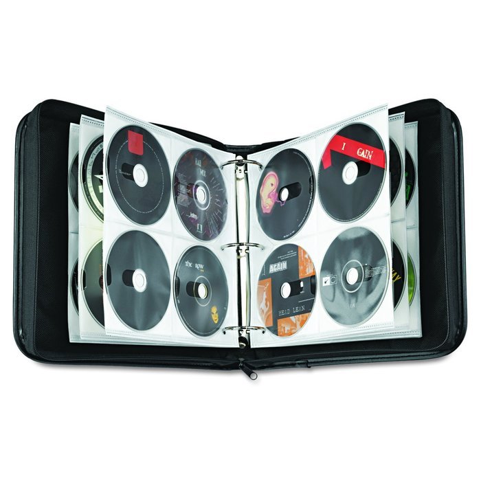 Case Logic BNB-208 208 Capacity CD/DVD Prosleeve Nylon Binder (Black) N2