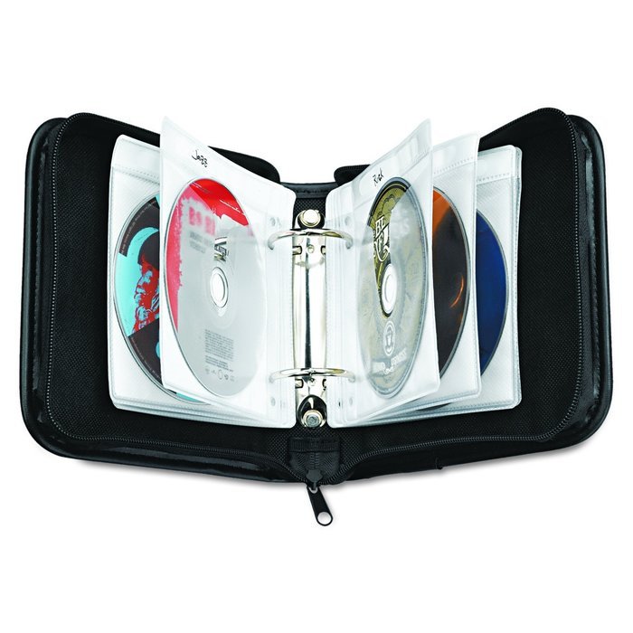 Case Logic BNB-208 208 Capacity CD/DVD Prosleeve Nylon Binder (Black) N7
