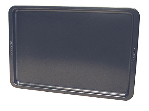 CybrTrayd R&M Non-Stick Cookie/Jelly Roll Pan, 17" x 11", Dark Grey
