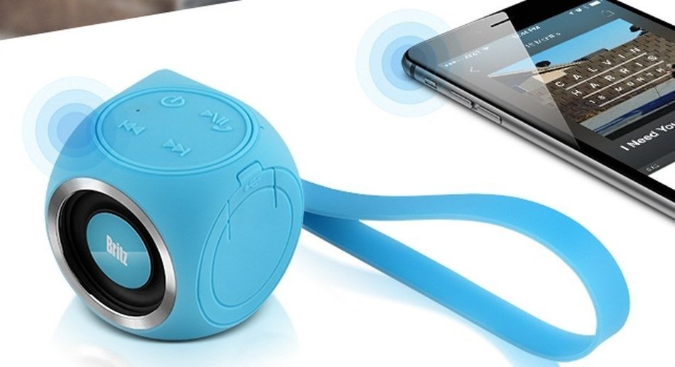 Britz "BZ-A660 Sound dome Bluetooth Portable Speaker(Blue)" N2