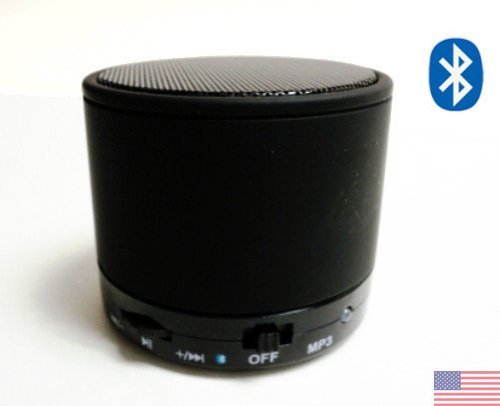Powerful Super Micro Mini Portable Bluetooth Speaker with Micro SD Card Slot & Audio Input Ports for PC / Phone...