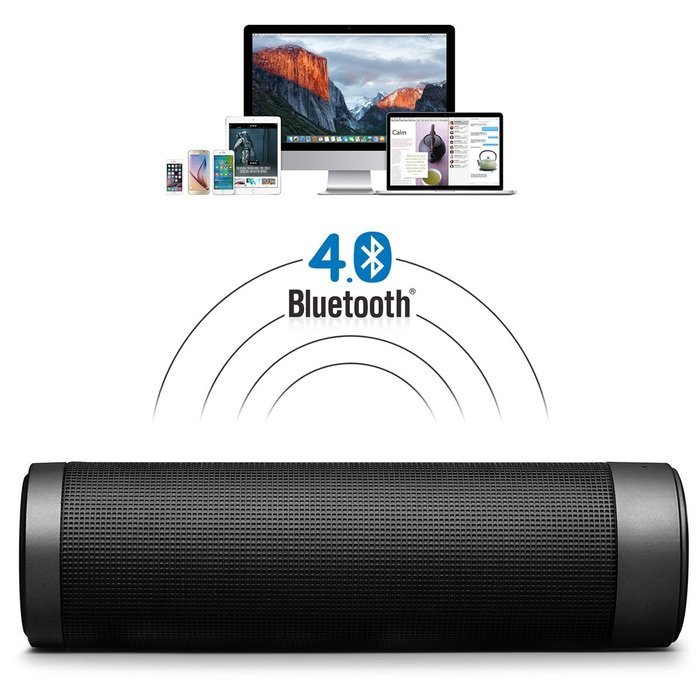 Bluetooth Speakers, Oittm Pulse Portable Bluetooth 4.0 Hi-Fi Wireless Speaker with 6 LED Light Visual Modes and... N11