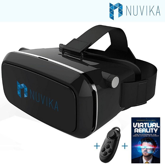 ONLY THIS WEEK 50% OFF - Nuvika Z1 plus 3D and VR Virtual Reality Headset For iPhone, Samsung and other phones...