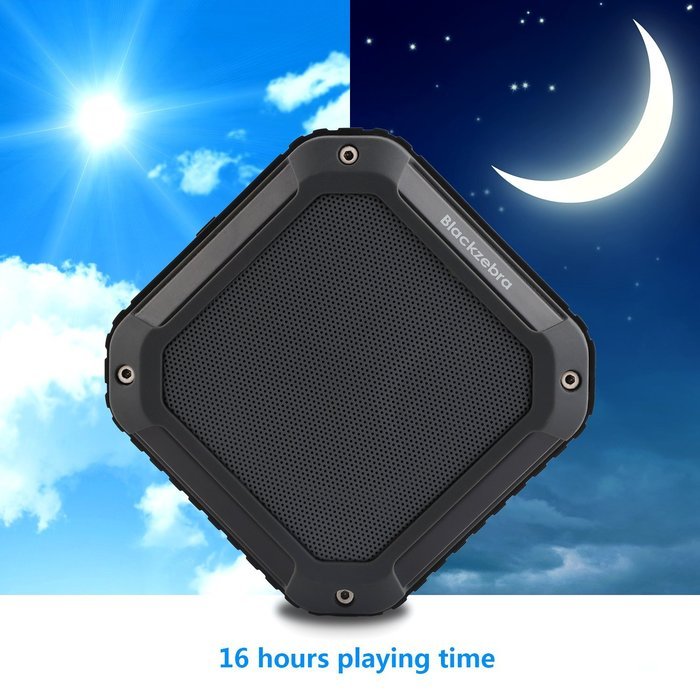 Blackzebra Wireless Portable Water Resistant Bluetooth V4.1 Bluetooth Speaker for Outdoor/ Shower,Indoor with... N6