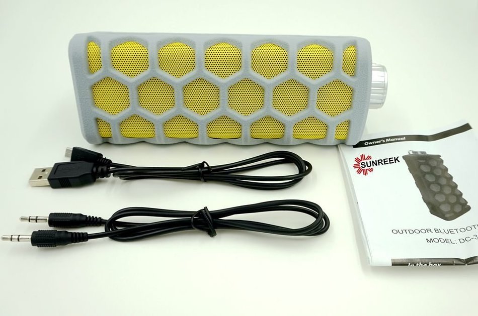 Sunreek&trade;Wireless Bluetooth Speaker VMS-319 (Waterproof, Shockproof, Dustproof & Anti-scratch) Powerful Sound with... N3
