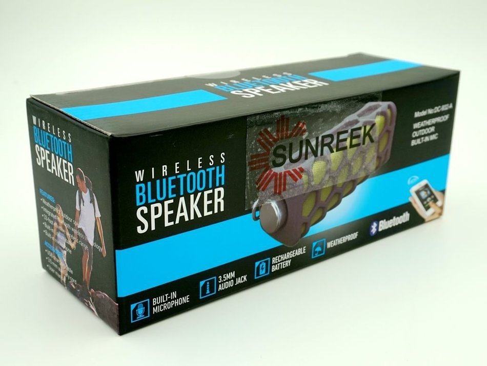 Sunreek&trade;Wireless Bluetooth Speaker VMS-319 (Waterproof, Shockproof, Dustproof & Anti-scratch) Powerful Sound with... N5
