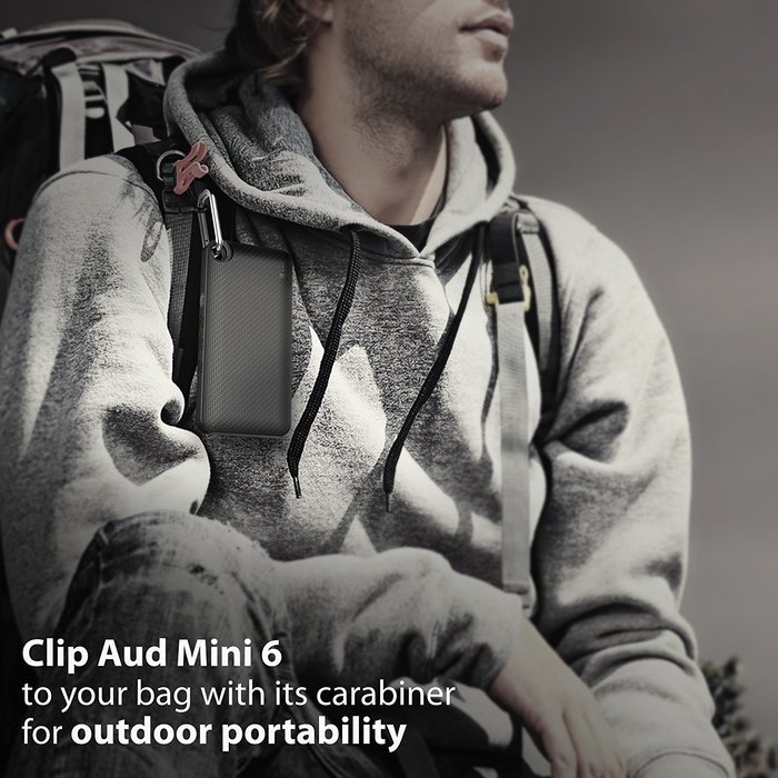 iLuv Aud Mini 6 (AUDMINI6) Slim Portable Weather-Resistant Bluetooth Speaker for iPhone, iPad, and other Smart... N11