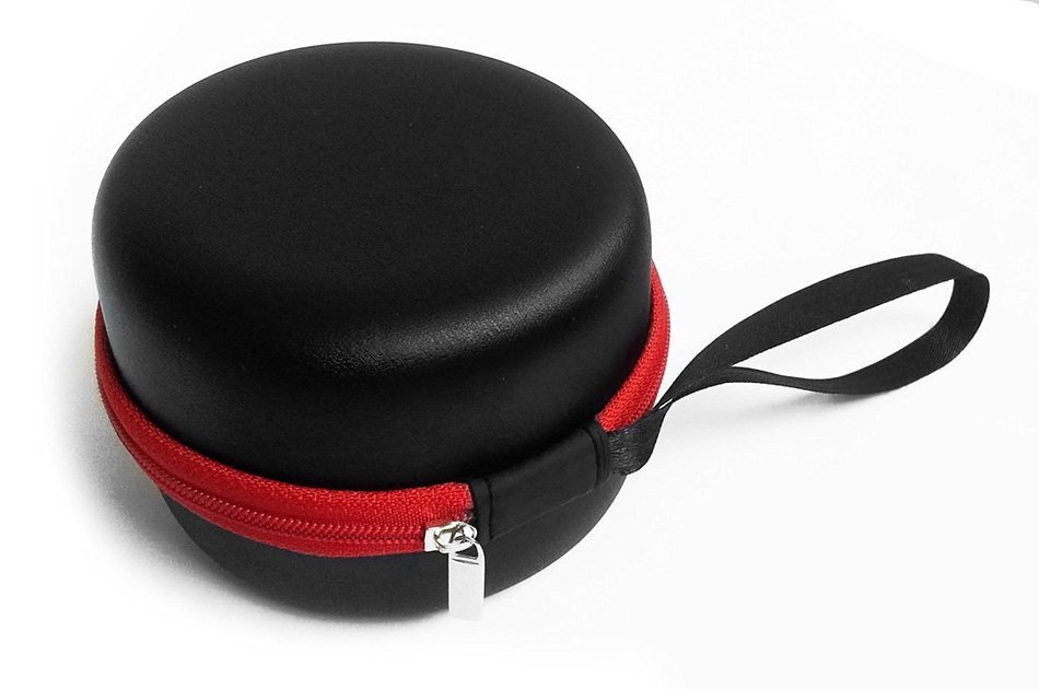 FitSand (TM) Carry Travel Zipper Portable Protective Hard Case Cover Bag Box for Amazon Echo Dot (Fits USB Cable... N5