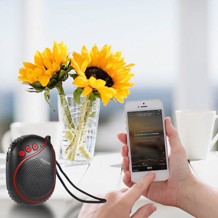 Bluetooth Speakers, YEOPHOM Wireless Ultra Portable Speaker Built-in Mic Hand-free FM Radio TF card Super Bass... N6