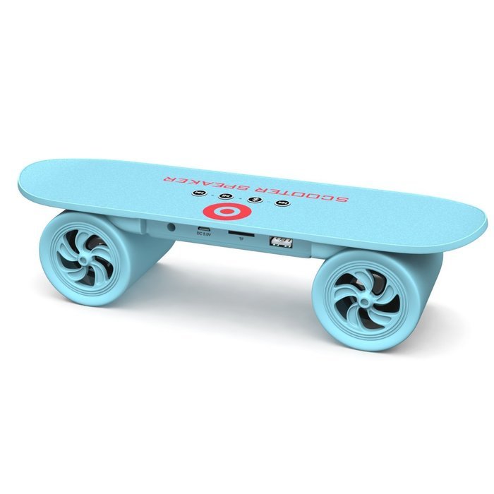 Scooter Speaker,WONFAST&reg; Portable Mini Skateboard Scooter Wireless Bluetooth Speakers Music Player for iPhone... N19