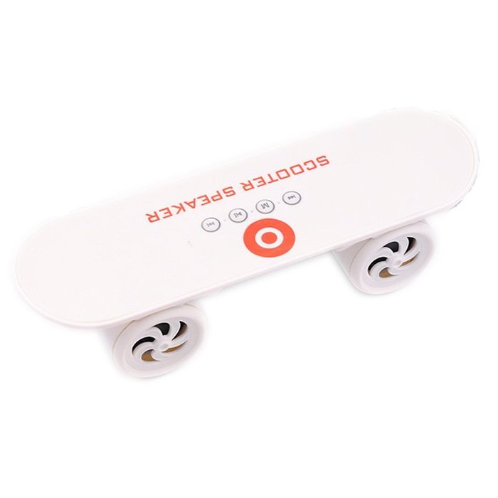 Scooter Speaker,WONFAST&reg; Portable Mini Skateboard Scooter Wireless Bluetooth Speakers Music Player for iPhone... N25