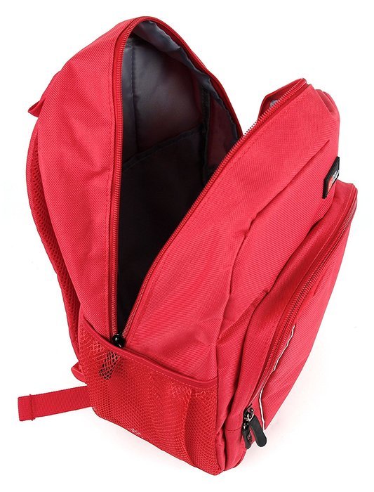 DURAGADGET JBL Charge Speaker Carry Bag - Water-Resistant Bright Red Backpack With Black Rain Cover for NEW JBL... N7