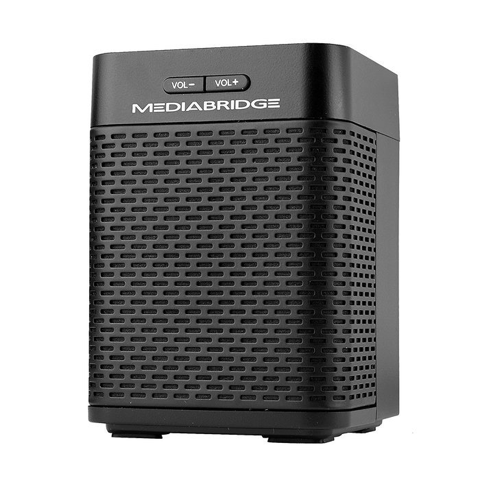 Mediabridge Forte Portable Bluetooth Speaker with Powered Rear-Firing Subwoofer - Wireless Speaker with Rechargeable...