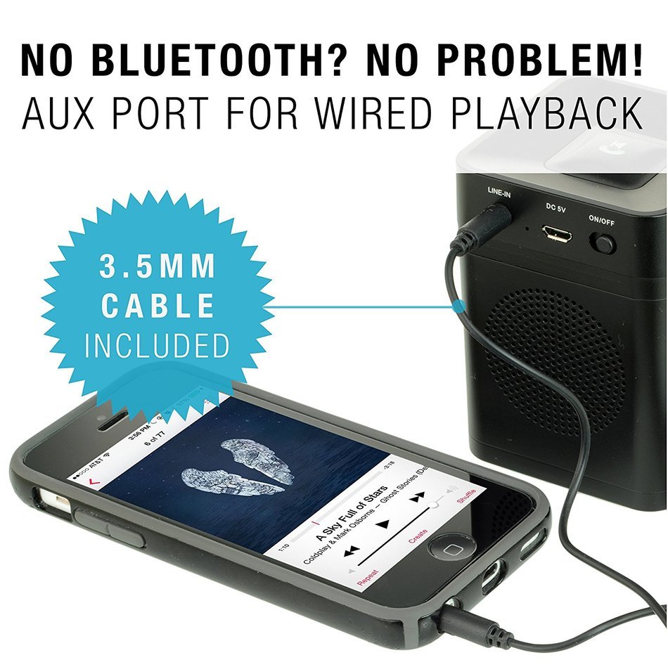 Mediabridge Forte Portable Bluetooth Speaker with Powered Rear-Firing Subwoofer - Wireless Speaker with Rechargeable... N8