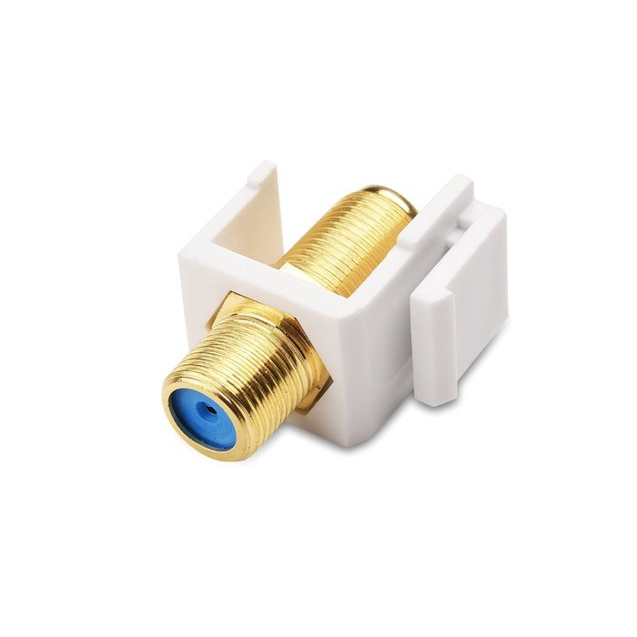 Cable Matters (5-Pack) Gold-Plated RG6 Keystone Jack Insert N4