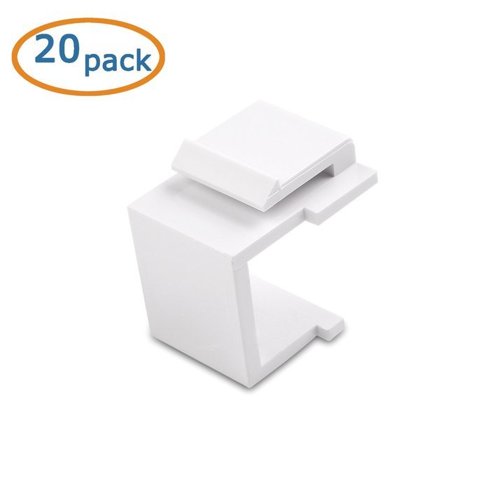 Cable Matters (5-Pack) Gold-Plated RG6 Keystone Jack Insert N11