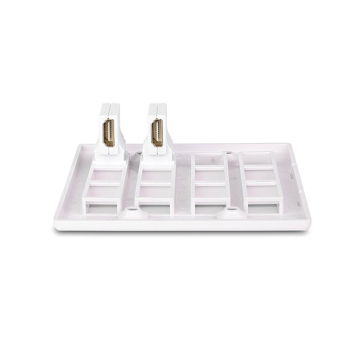 Cable Matters (5-Pack) Gold-Plated RG6 Keystone Jack Insert N30