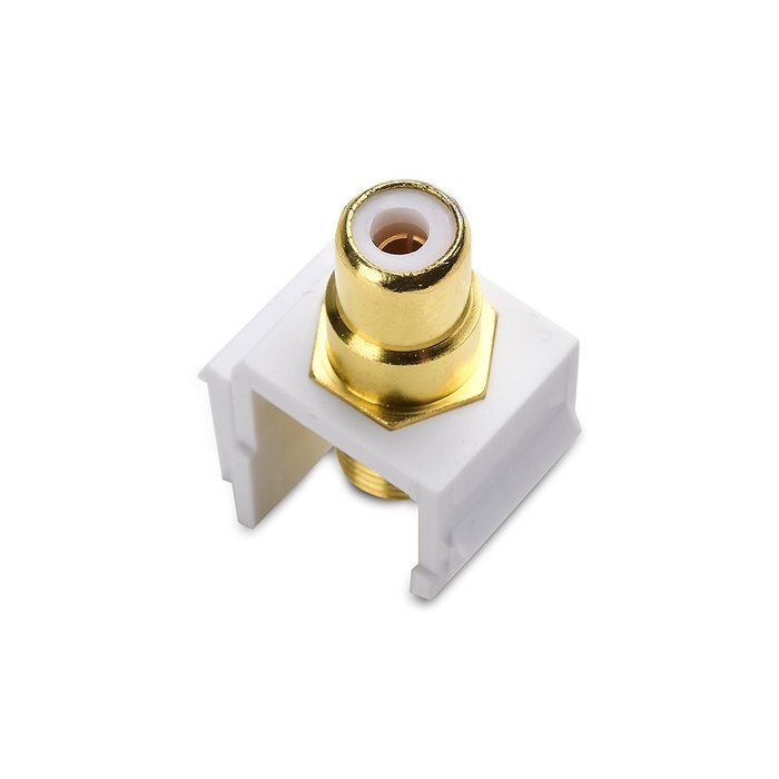 Cable Matters (5-Pack) Gold-Plated RG6 Keystone Jack Insert N53