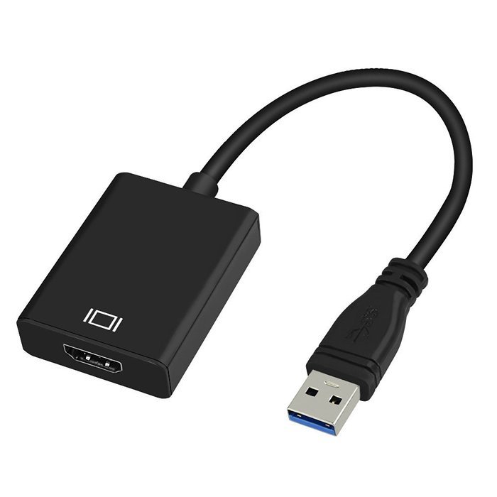 USB 3.0 to HDMI 1080P Adapter Cable Aluminium Alloy Case, Topoint USB to HDMI External Video Card Multi Monitor...
