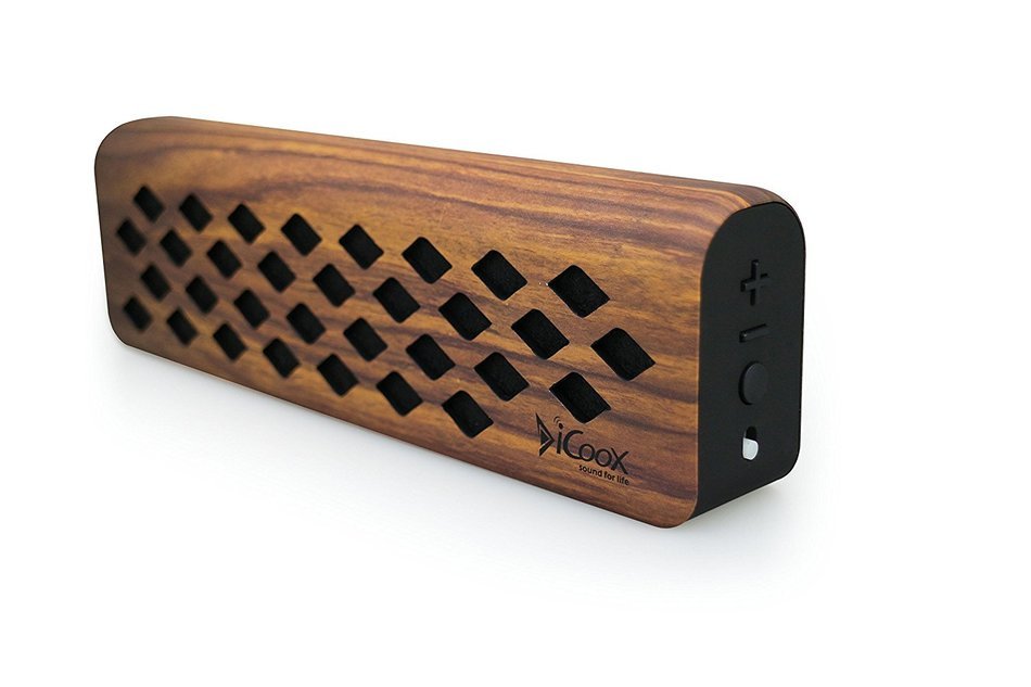 Icoox Stereo Speakers for Computers & Smartphones - Bluetooth 4.1 Protable Speaker with 10+ Hour Playtime (Peach... N2