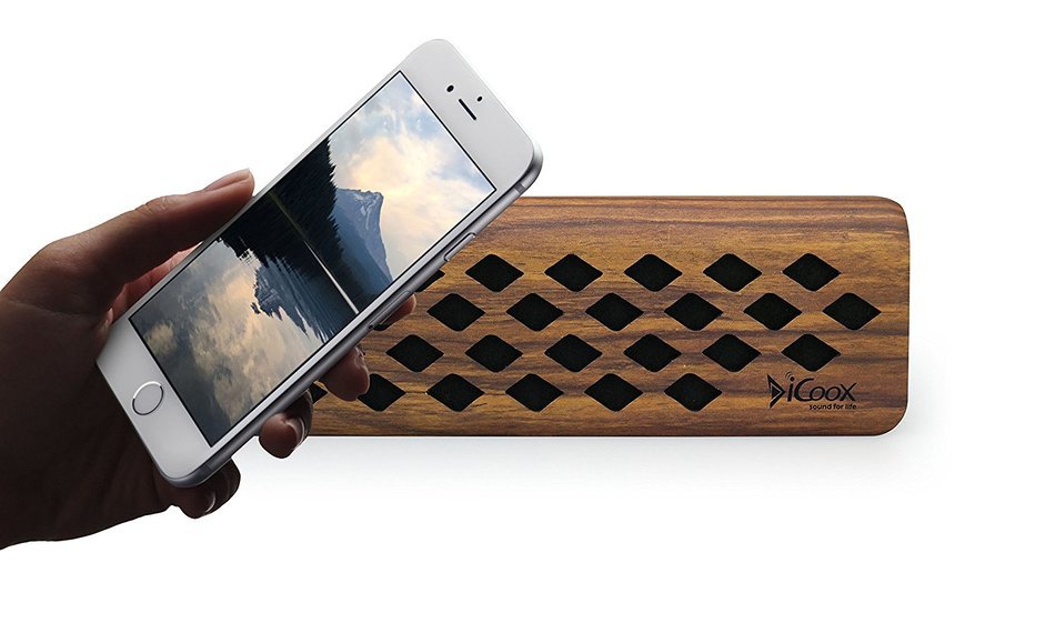 Icoox Stereo Speakers for Computers & Smartphones - Bluetooth 4.1 Protable Speaker with 10+ Hour Playtime (Peach... N3
