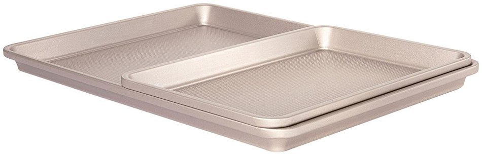 OXO 2 Piece Good Grips Non-Stick Pro Sheet Pan Set, Metallic