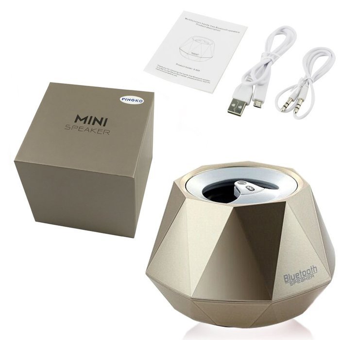PINGKO Beautiful Portable Built-in Microphone for Hands-Free Phone Call Mini High-end Stereo Diamond Bluetooth... N6