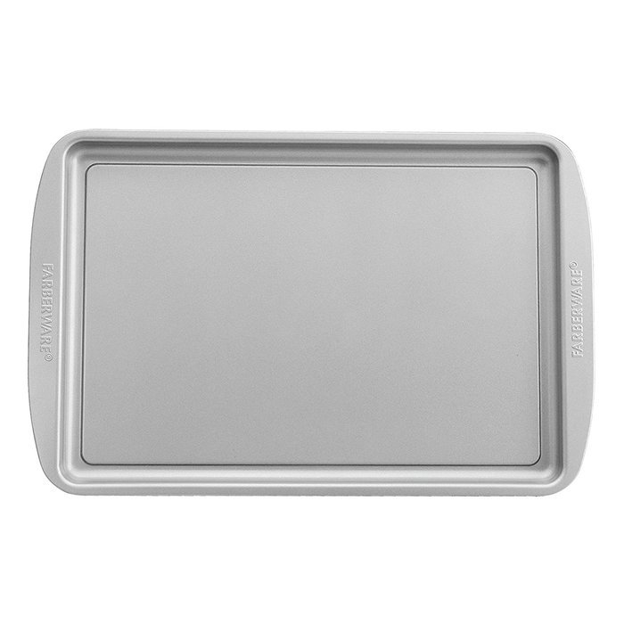 Farberware Nonstick Bakeware 10-Inch x 15-Inch Cookie Pan, Gray N3