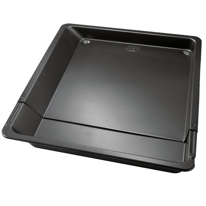 Dr.Oetker "Back-Idee" Adjustable Baking Sheet, 12.99" x 14.57-20.47", Black
